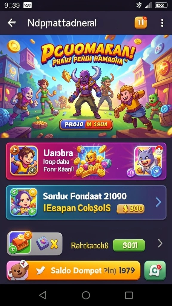 Sistem hadiah yang menggiurkan untuk setiap pencapaian.