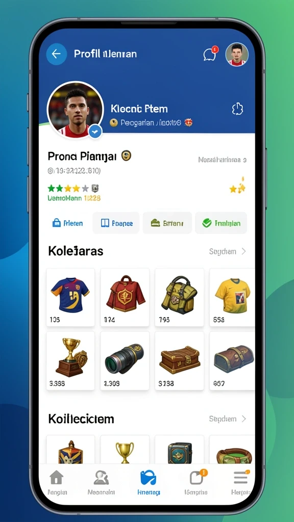 Screenshot menunjukkan leaderboard dengan pemain teratas.