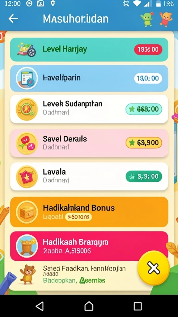 Grafis yang memukau meningkatkan pengalaman bermain.
