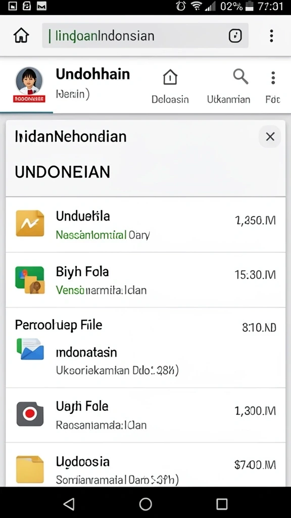 Tangkapan layar menampilkan karakter unik dalam permainan.