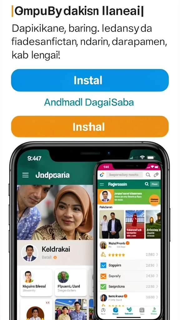 Tampilan antarmuka yang user-friendly.