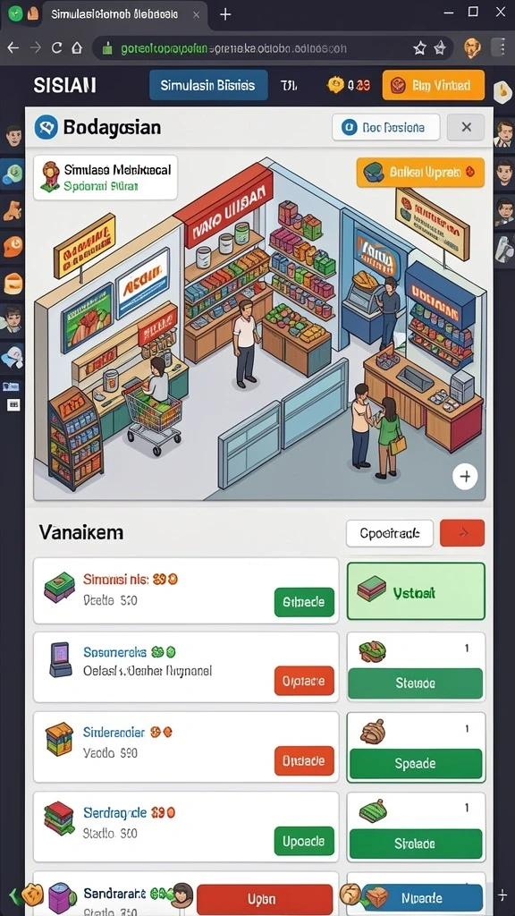 Tampilan antarmuka aplikasi yang menarik dan user-friendly.