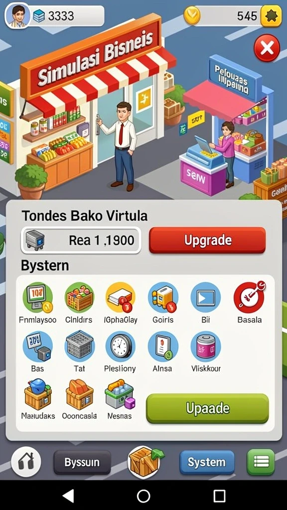 Tampilan antarmuka yang sederhana dan menarik.