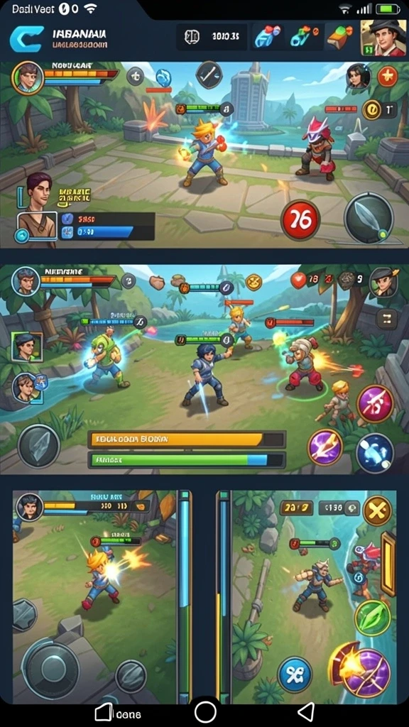 Gameplay seru dengan berbagai pilihan permainan.
