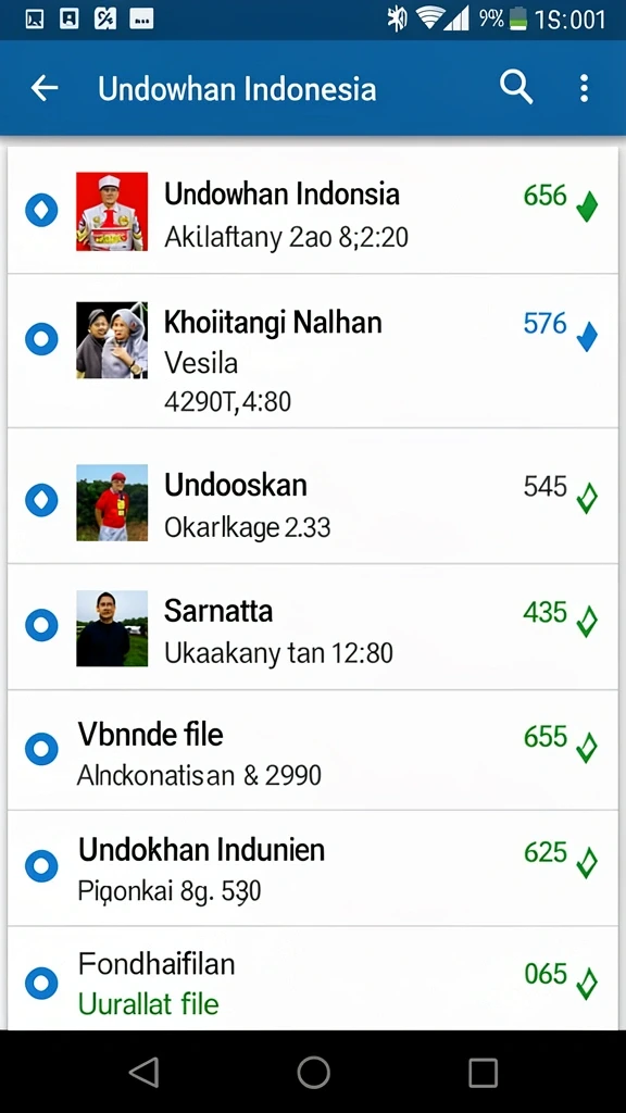 Screenshot menunjukkan teman-teman berkompetisi dalam mode online.