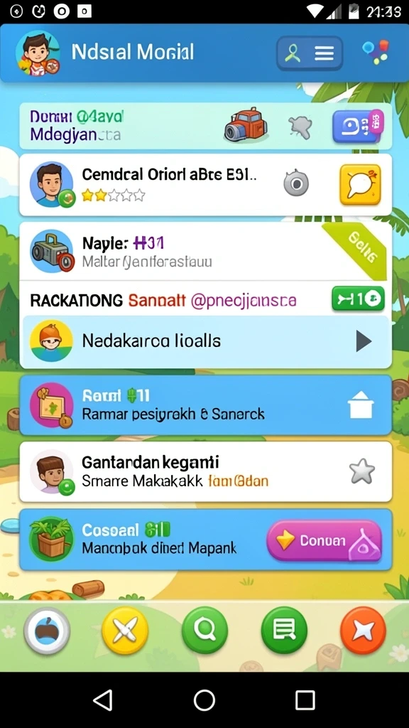 Tampilan antarmuka yang menarik dan user-friendly.