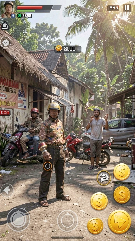 Tampilan antarmuka yang menarik dan modern.