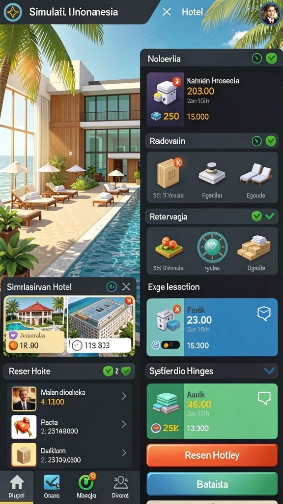 Tantangan yang menantang di setiap level.