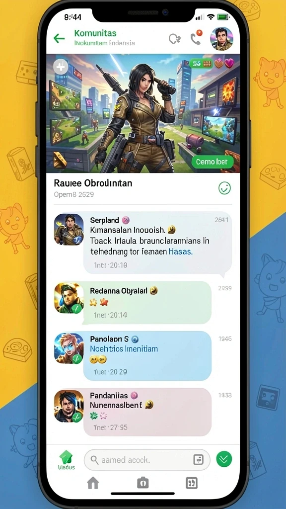 Tampilan antarmuka utama yang menarik dan mudah dinavigasi.