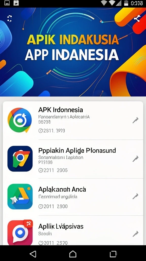 Tampilan awal yang menarik dan informatif.