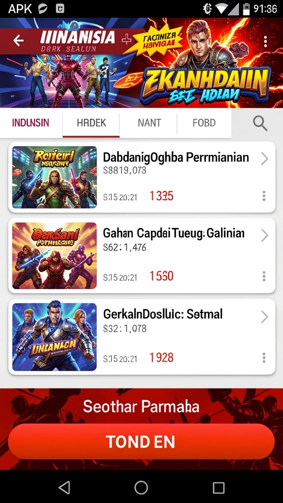 Tampilan antarmuka LEDAK388 yang menarik dan user-friendly.