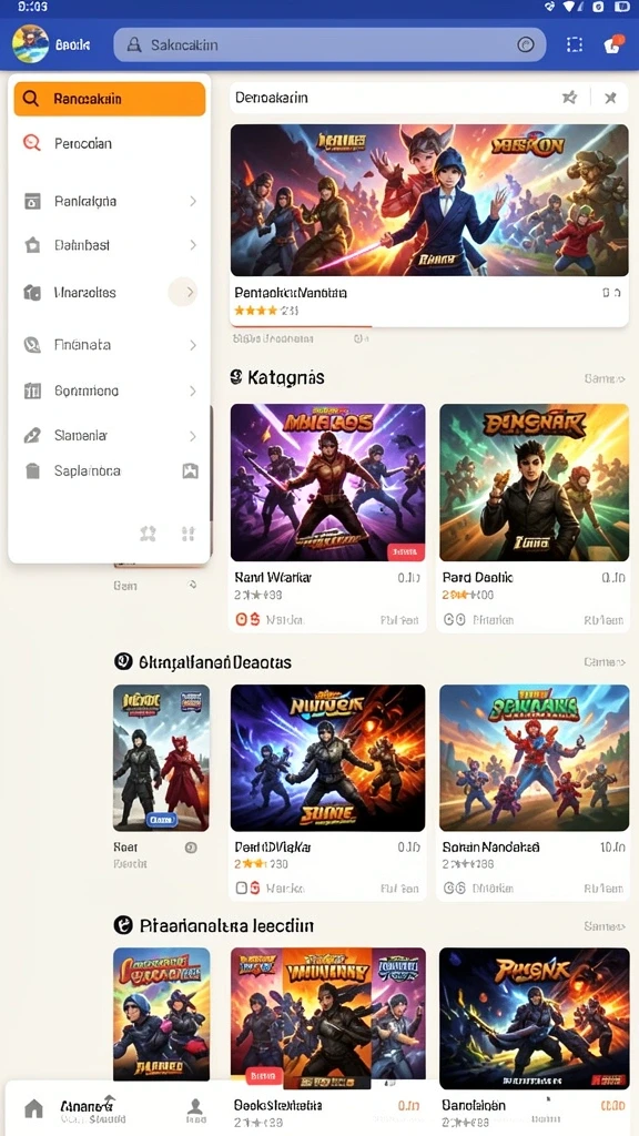 Mode multiplayer yang memungkinkan bersaing dengan teman.