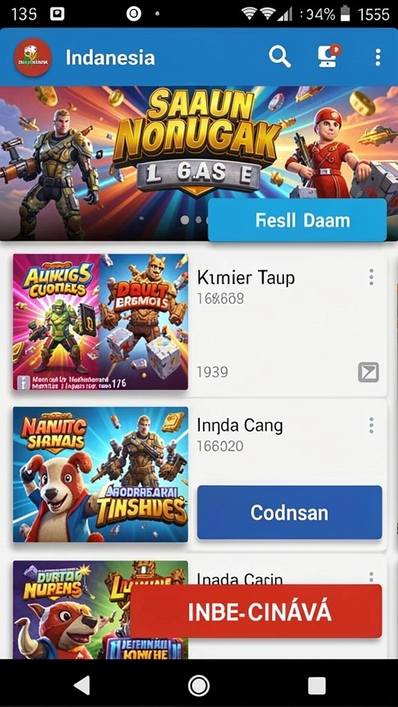 Variasi permainan yang sangat beragam untuk semua pemain.