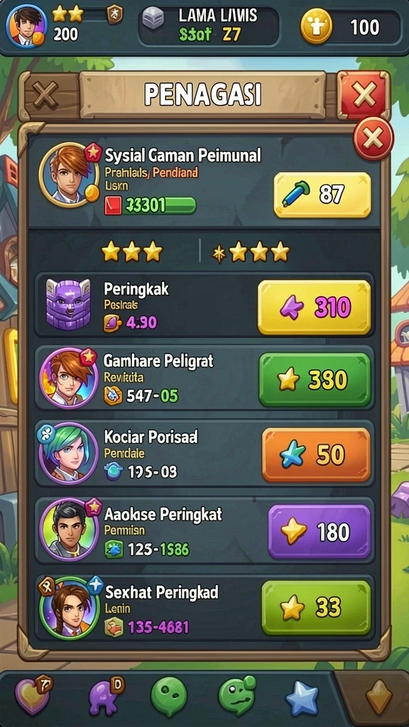 Fitur multiplayer untuk bermain bersama teman.