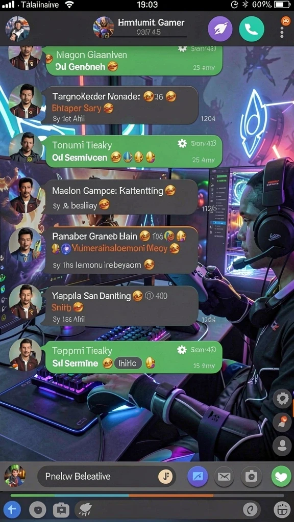 Screenshot menunjukkan interaksi antara pahlawan dan naga.