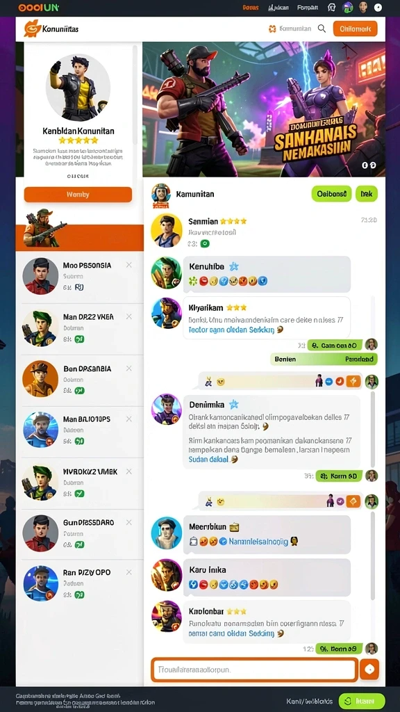 Tampilan grafis yang memukau dan penuh warna.