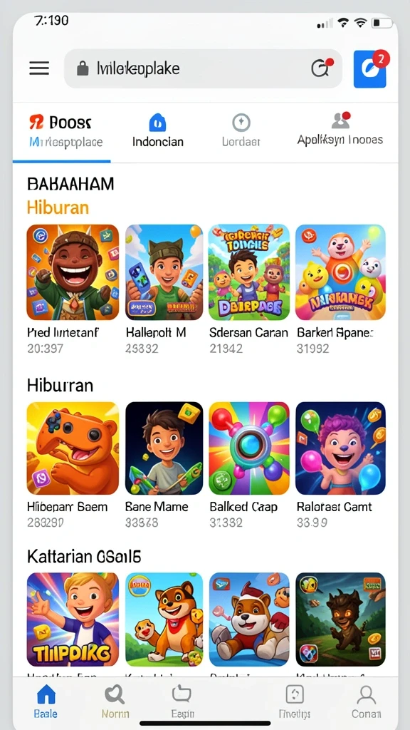 Tampilan antarmuka yang user-friendly dan mudah dinavigasi.