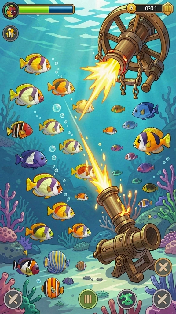 Mode permainan multiplayer yang seru dengan teman-teman.