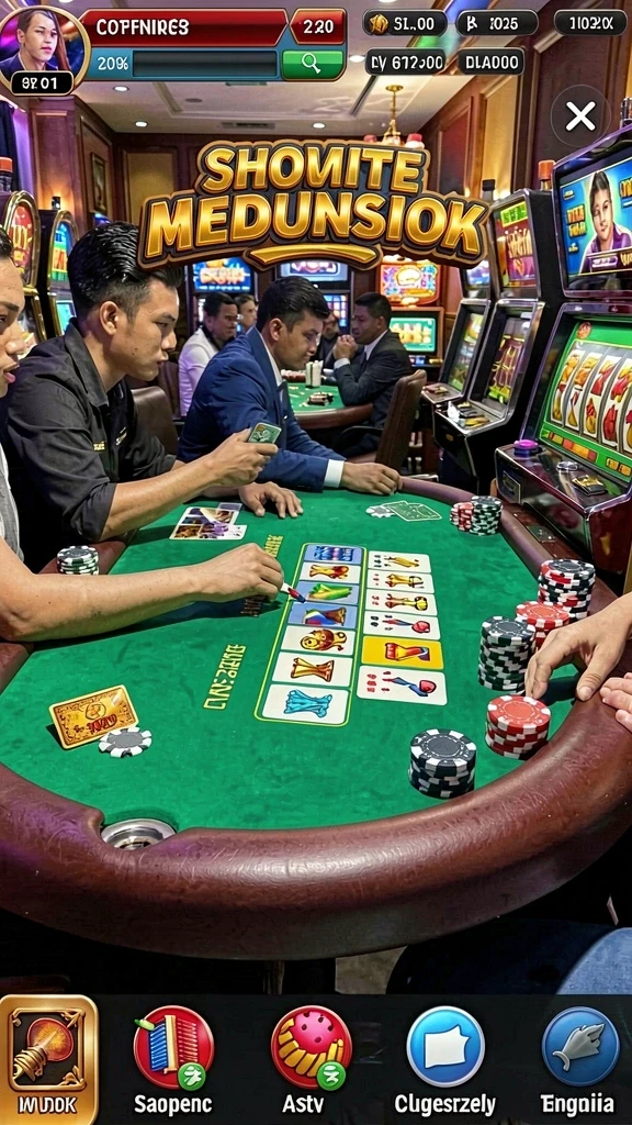 Menunjukkan arena petualangan yang menantang.