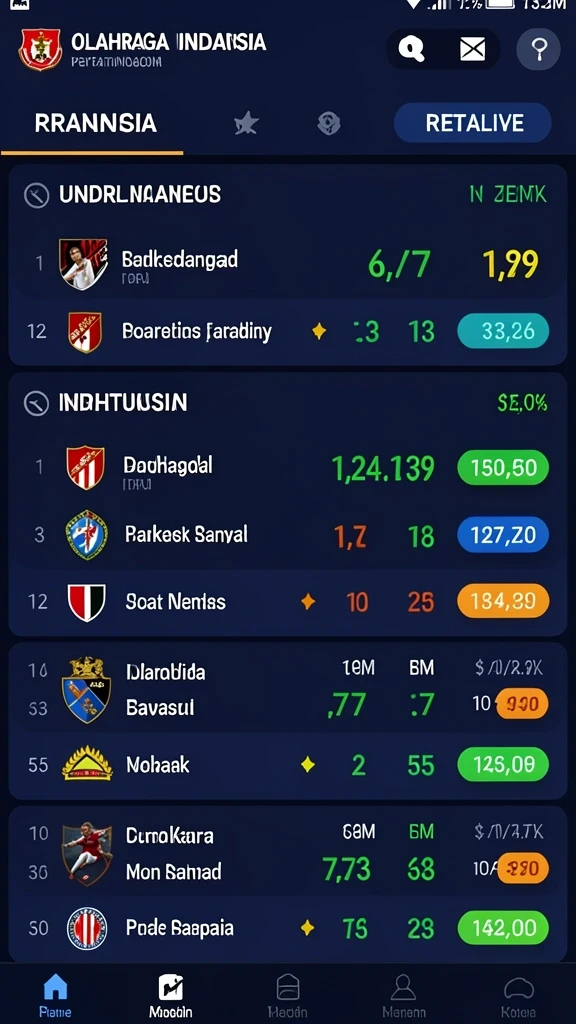 Tampilan awal gamedengan karakter samurai yang menonjol.