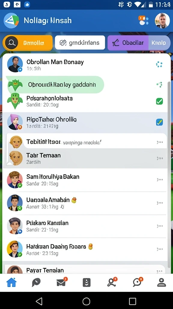 Tampilan antarmuka yang menarik dan modern.