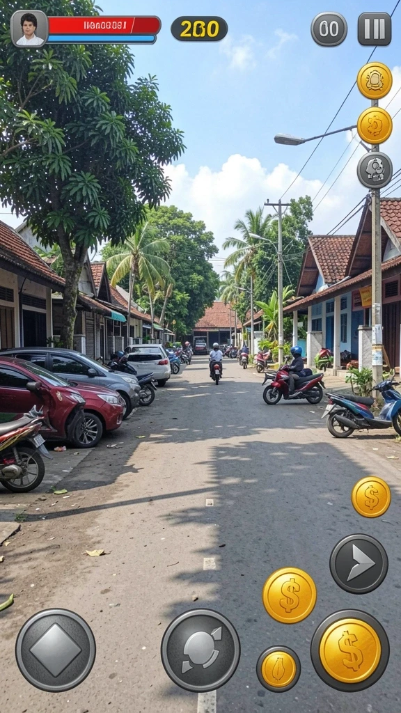 Tangkapan layar menunjukkan petualangan seru dalam misi utama.