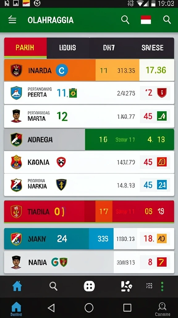 Tampilan antarmuka UNGUTOTO yang menarik.