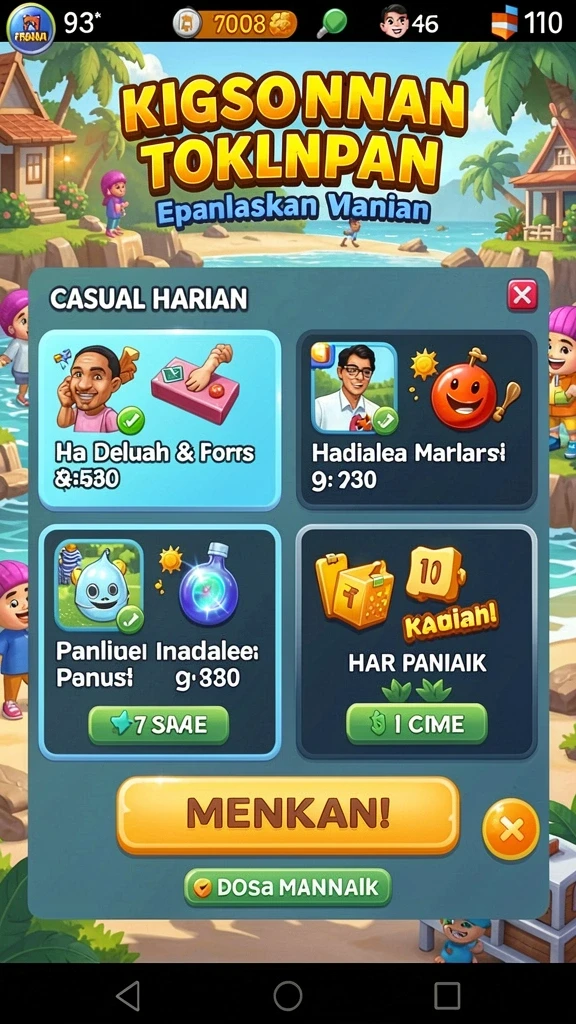 Grafik yang memukau dan efek suara yang realistis.