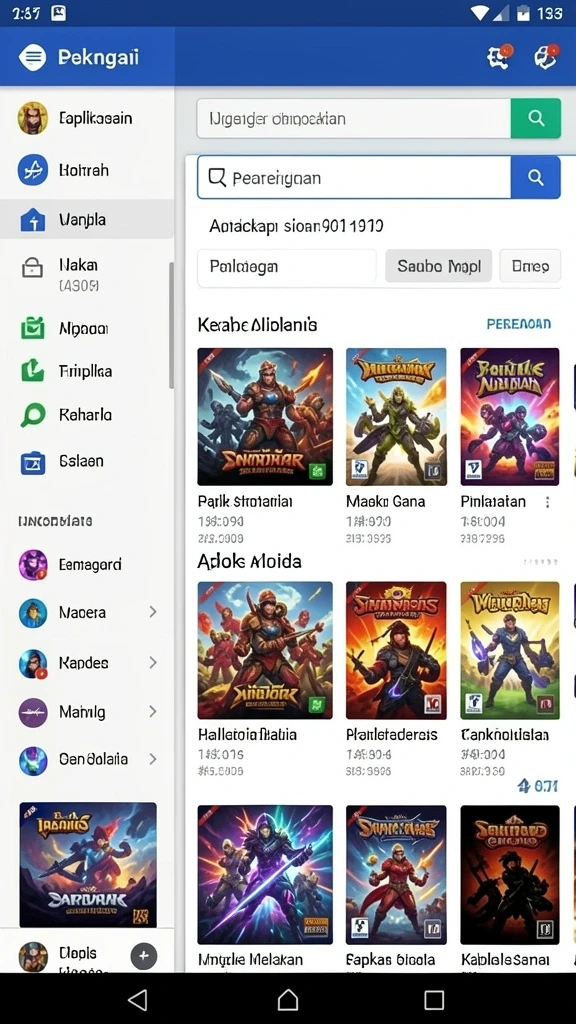 Tampilan antarmuka utama WOW33 yang menarik.