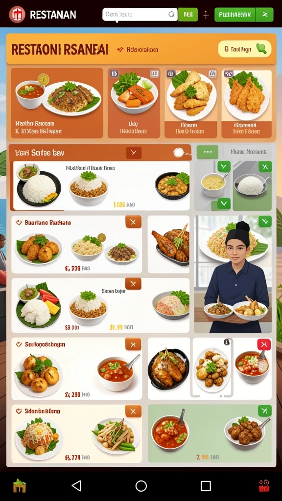 Tampilan antarmuka yang ramah pengguna.