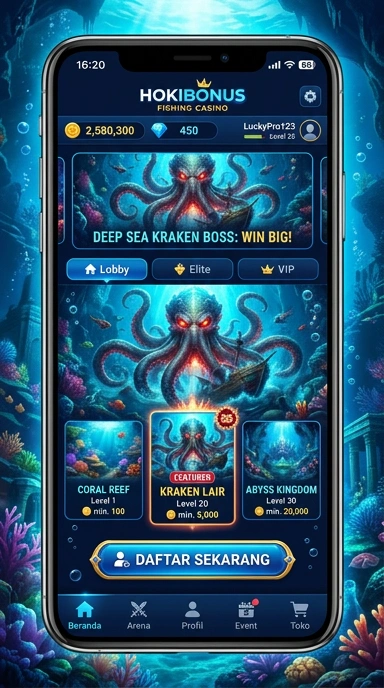 hokibonus — menu pengaturan